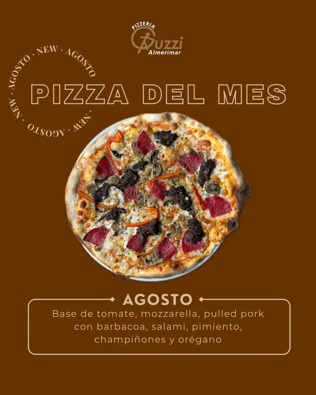 Contenido creativo de Pizzería Guzzi Almerimar